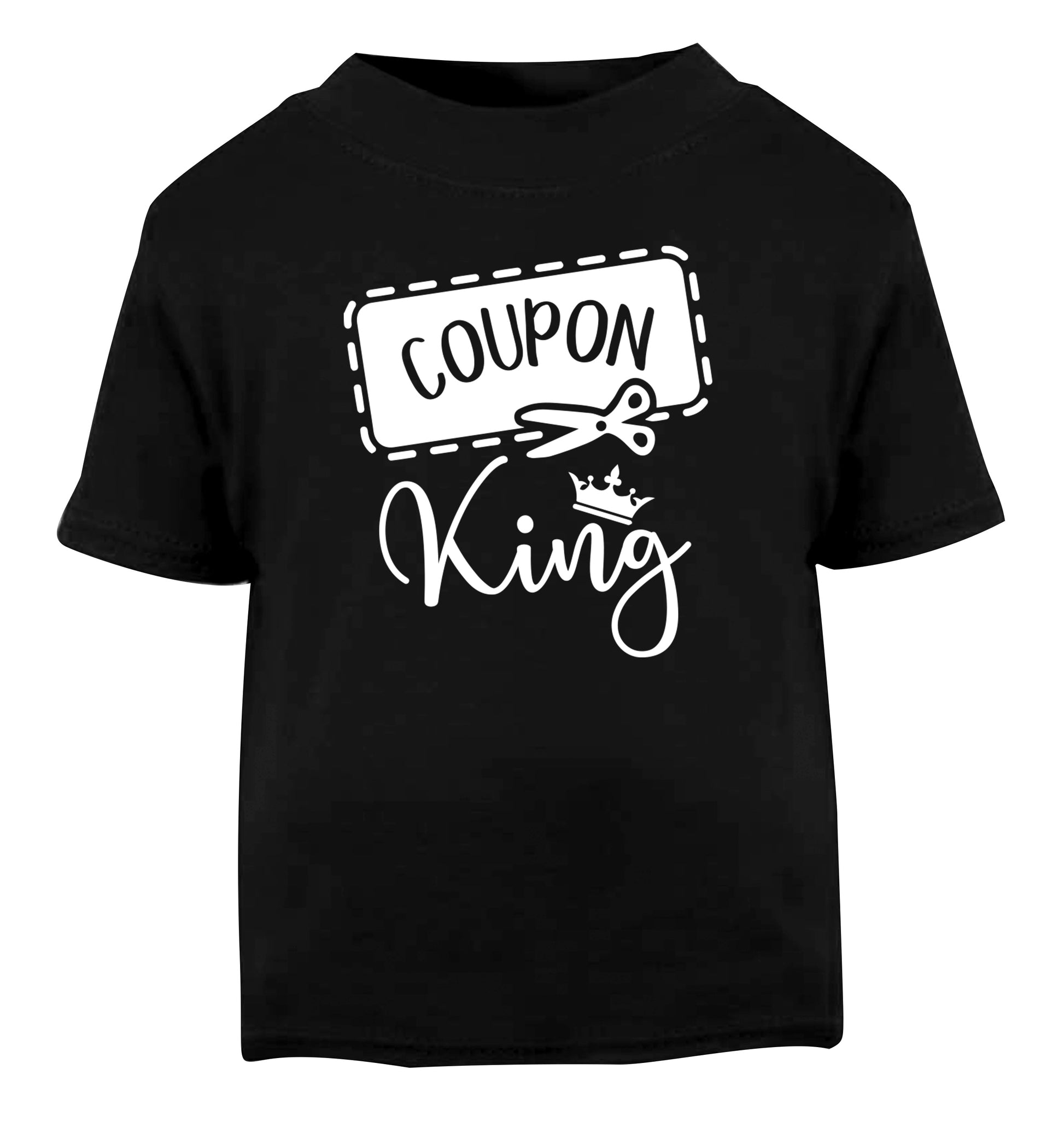 Coupon King Black Baby Toddler Tshirt 2 years