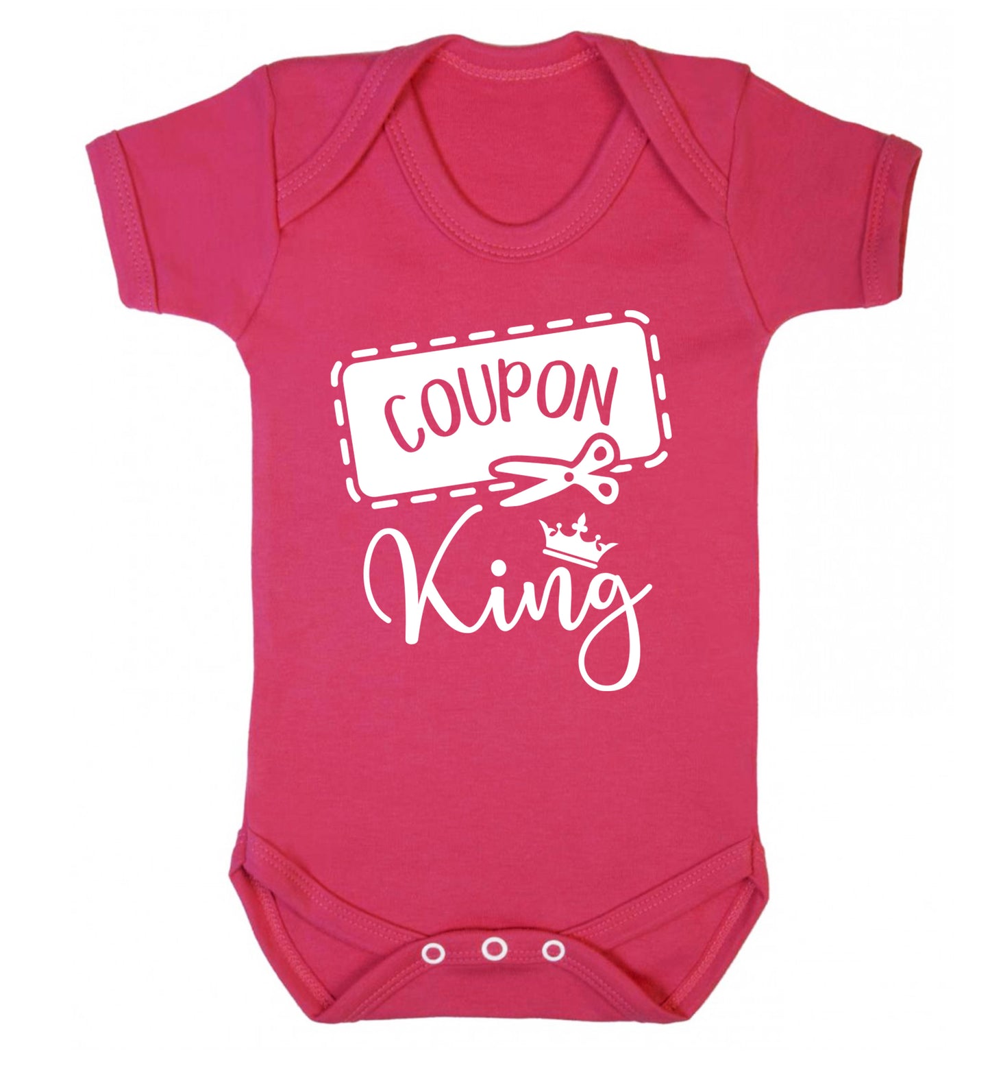 Coupon King Baby Vest dark pink 18-24 months