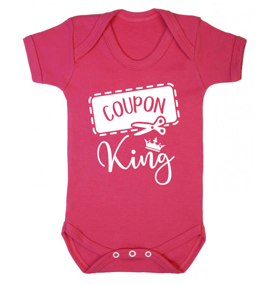 Coupon King Baby Vest dark pink 18-24 months