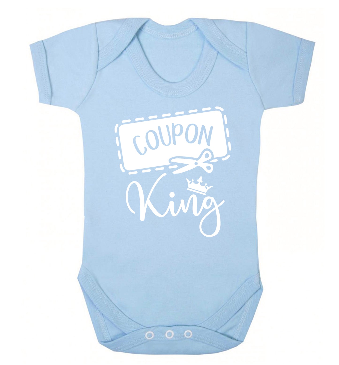 Coupon King Baby Vest pale blue 18-24 months