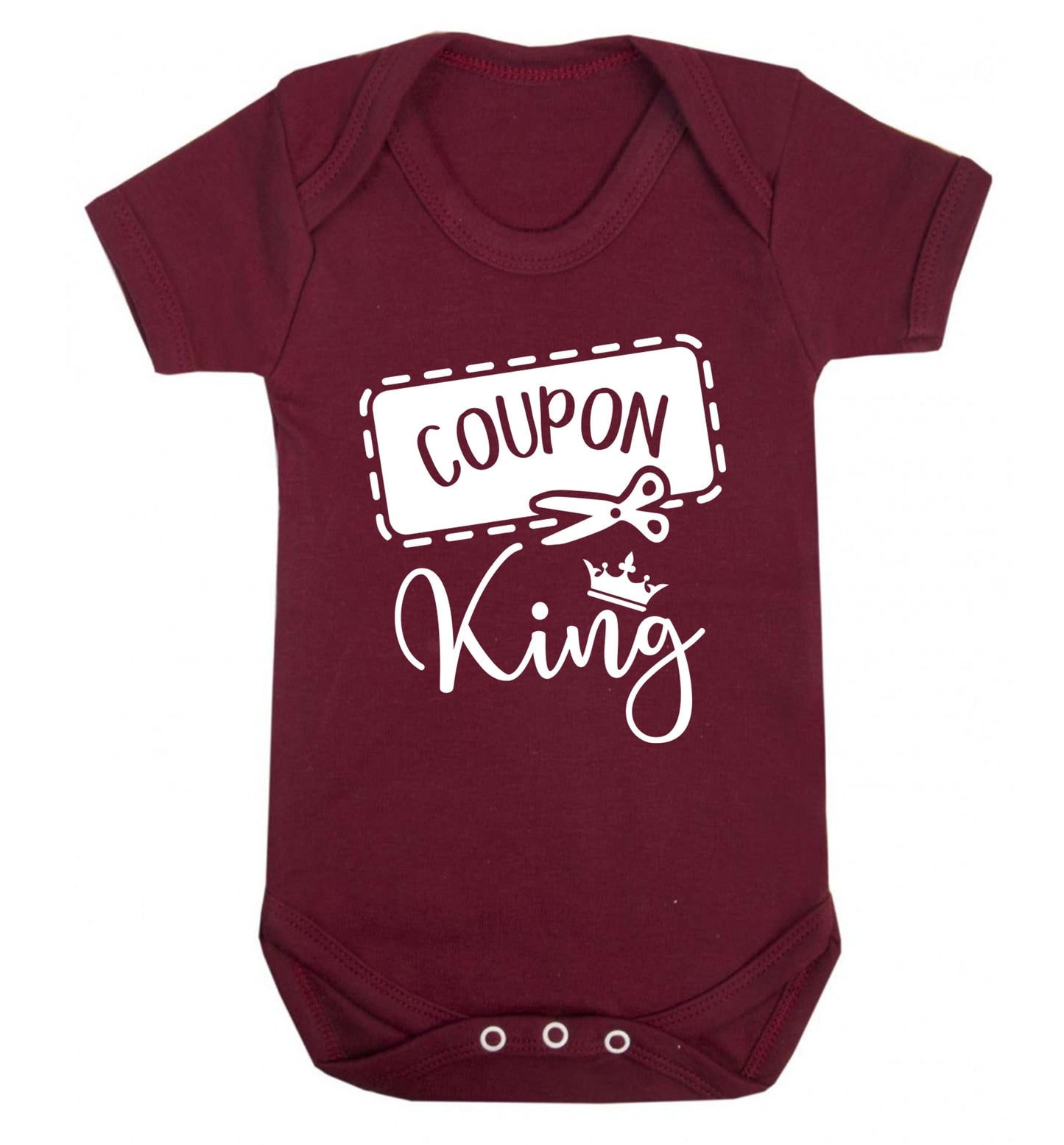 Coupon King Baby Vest maroon 18-24 months