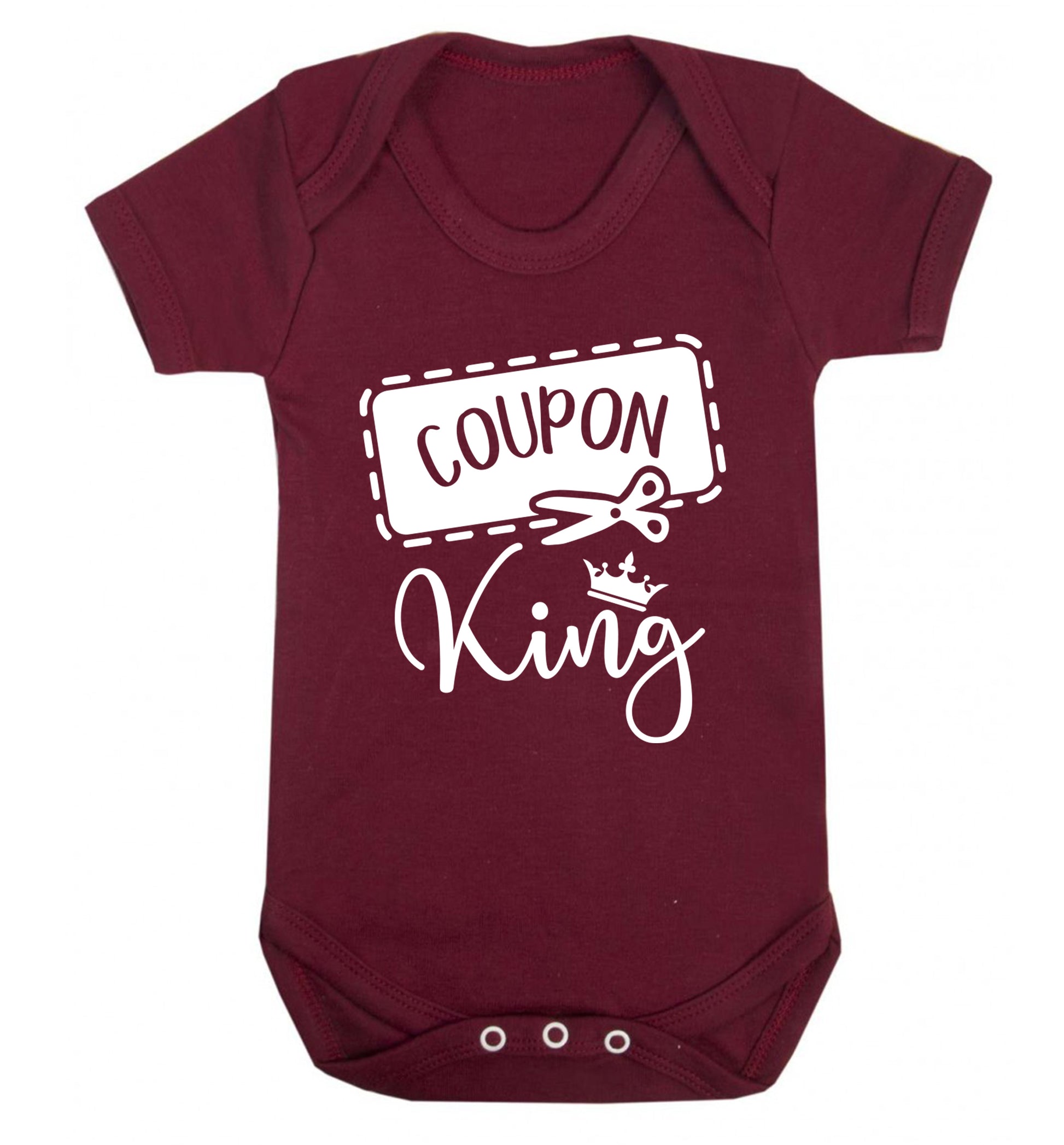 Coupon King Baby Vest maroon 18-24 months