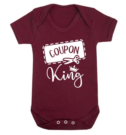Coupon King Baby Vest maroon 18-24 months