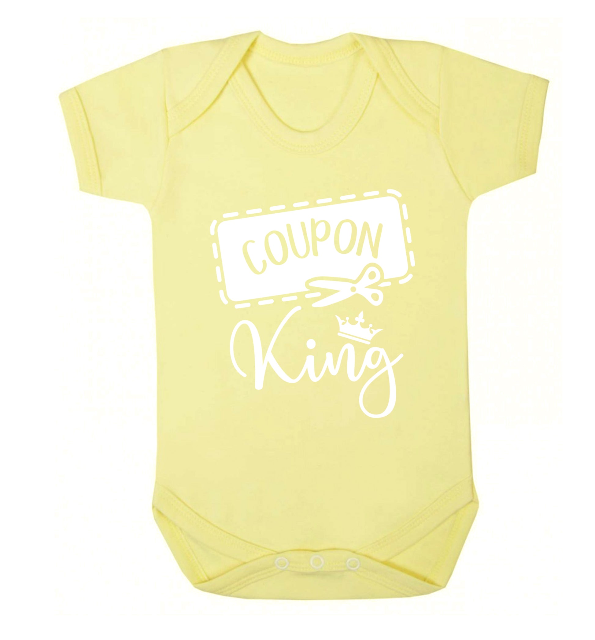 Coupon King Baby Vest pale yellow 18-24 months