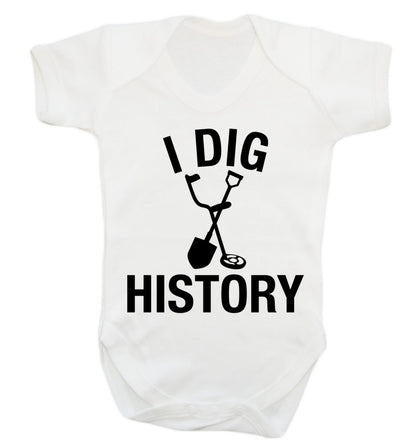 I dig history Baby Vest white 18-24 months