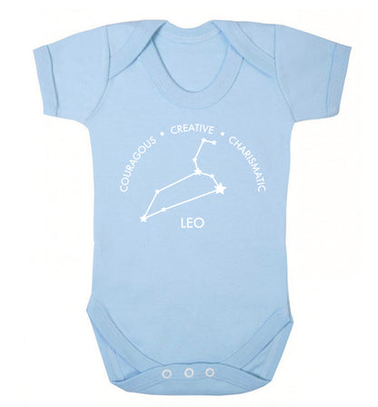 Leo - Courageous | Creative | Charismatic Baby Vest pale blue 18-24 months