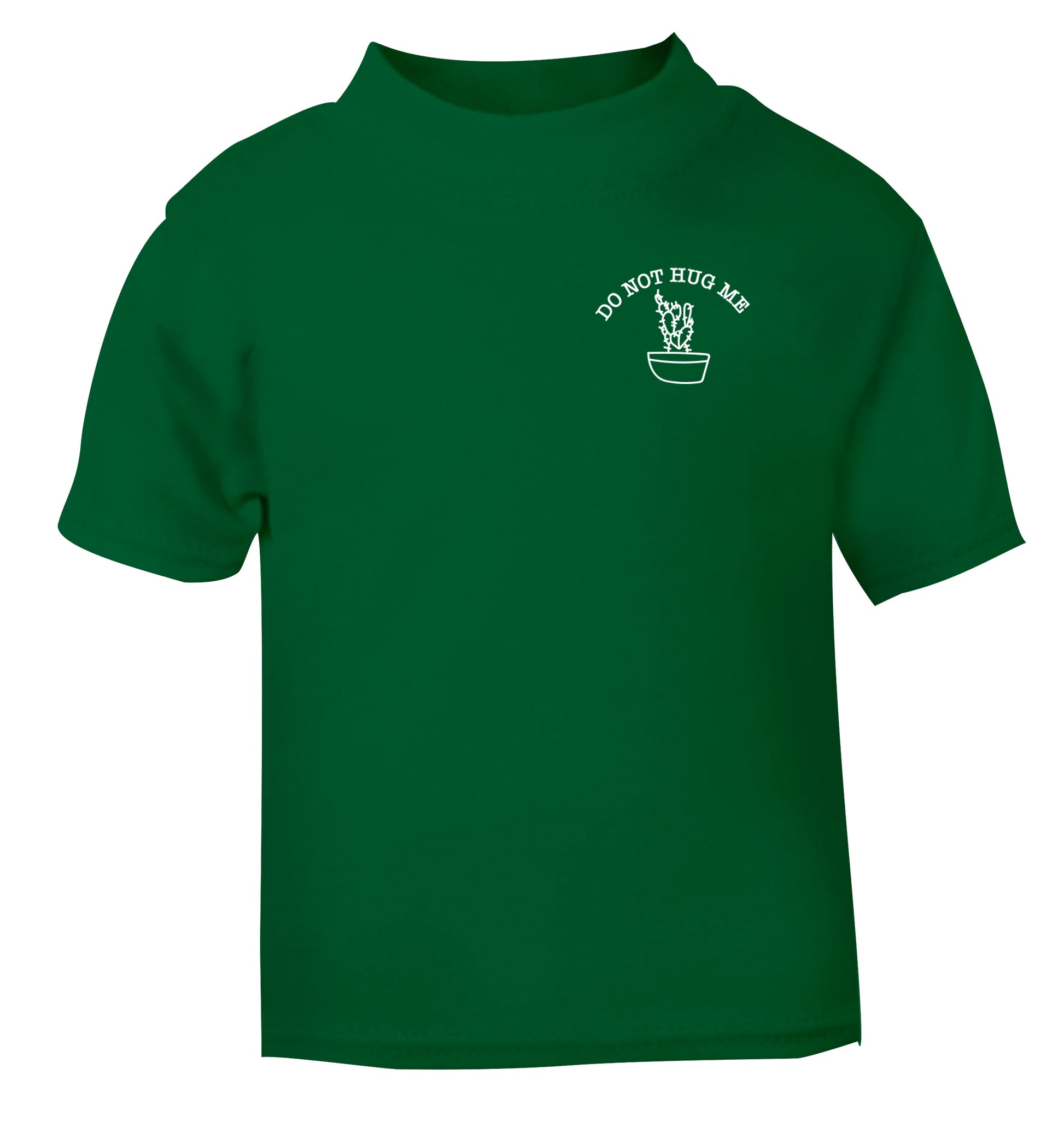 Do not hug me cactus pocket green Baby Toddler Tshirt 2 Years