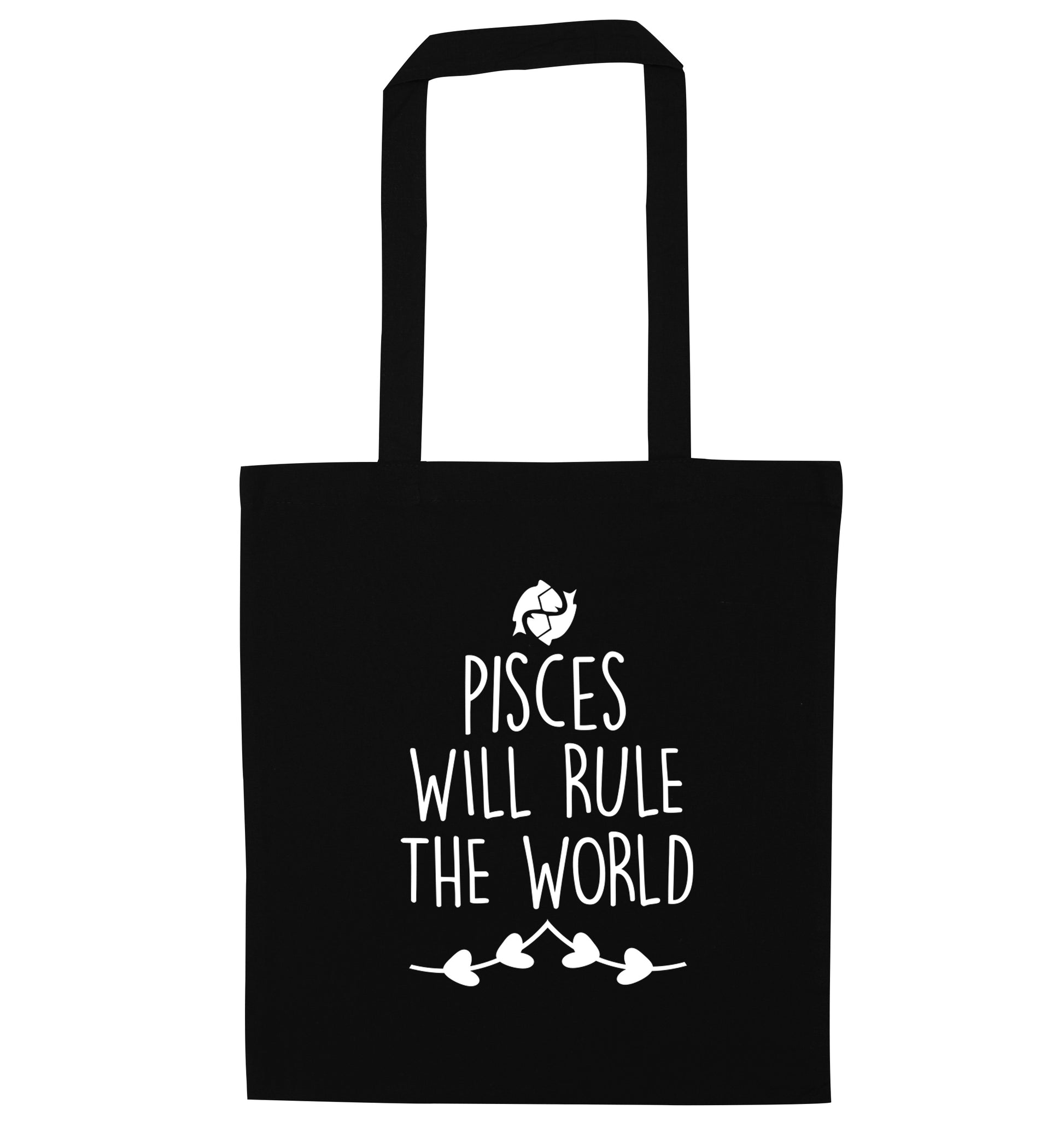 Pisces will run the world black tote bag