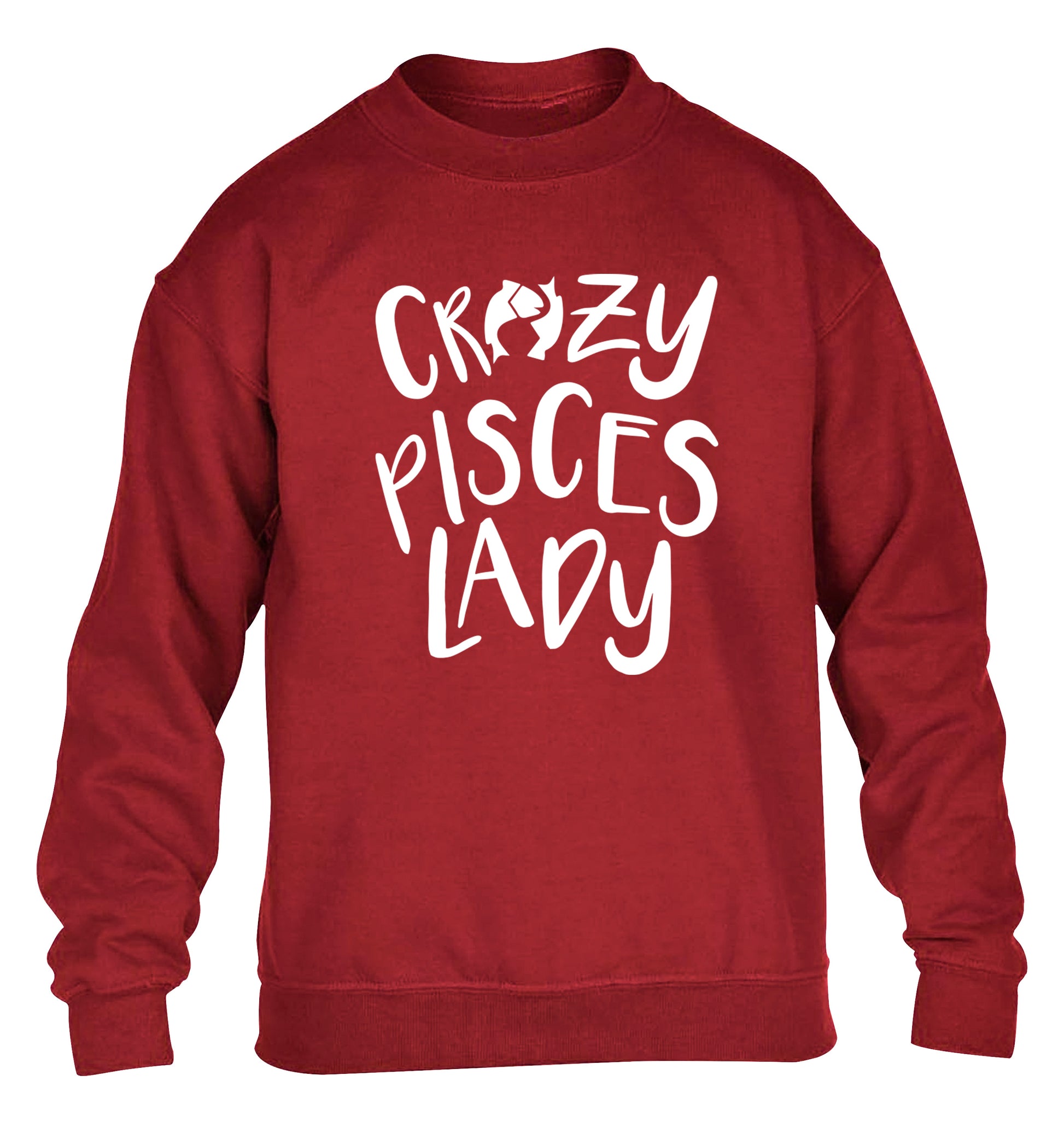 Crazy pisces Lady children's grey sweater 12-13 Years