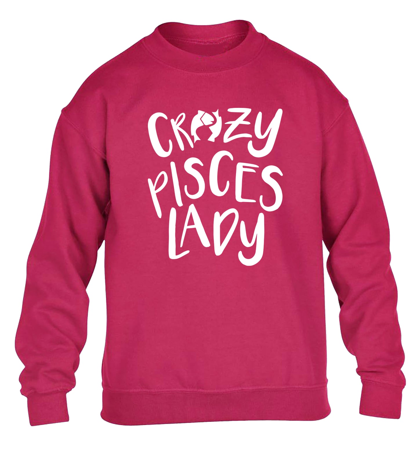 Crazy pisces Lady children's pink sweater 12-13 Years