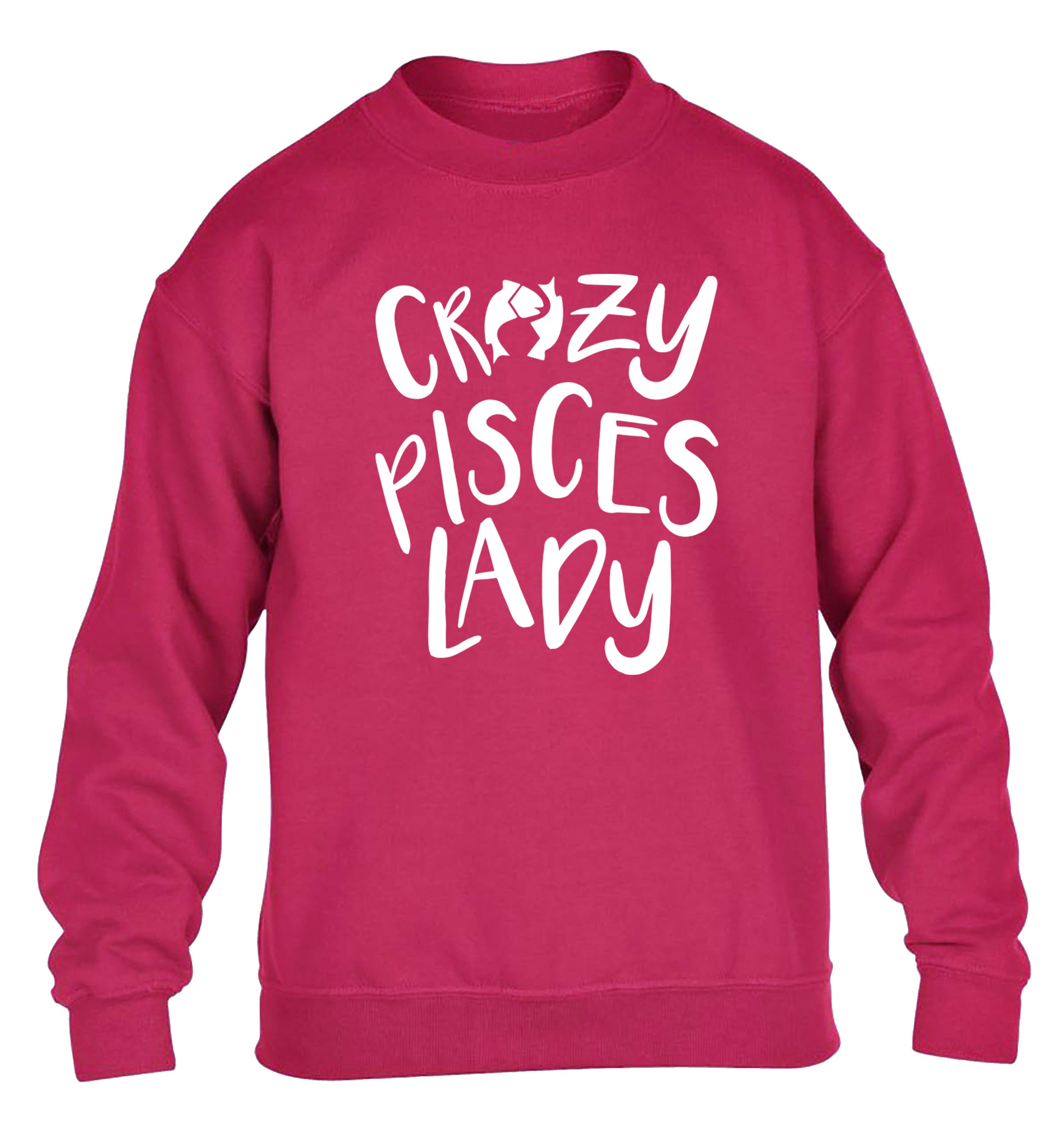 Crazy pisces Lady children's pink sweater 12-13 Years