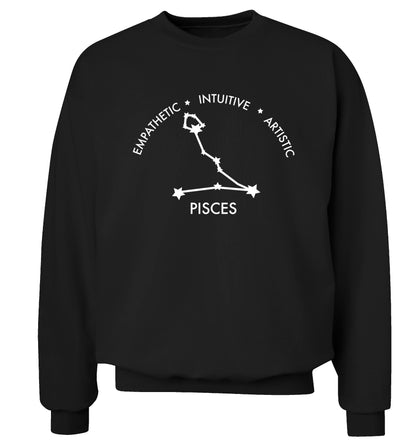 Pisces: Empathetic | Intuitive | Artistic Adult's unisex black Sweater 2XL