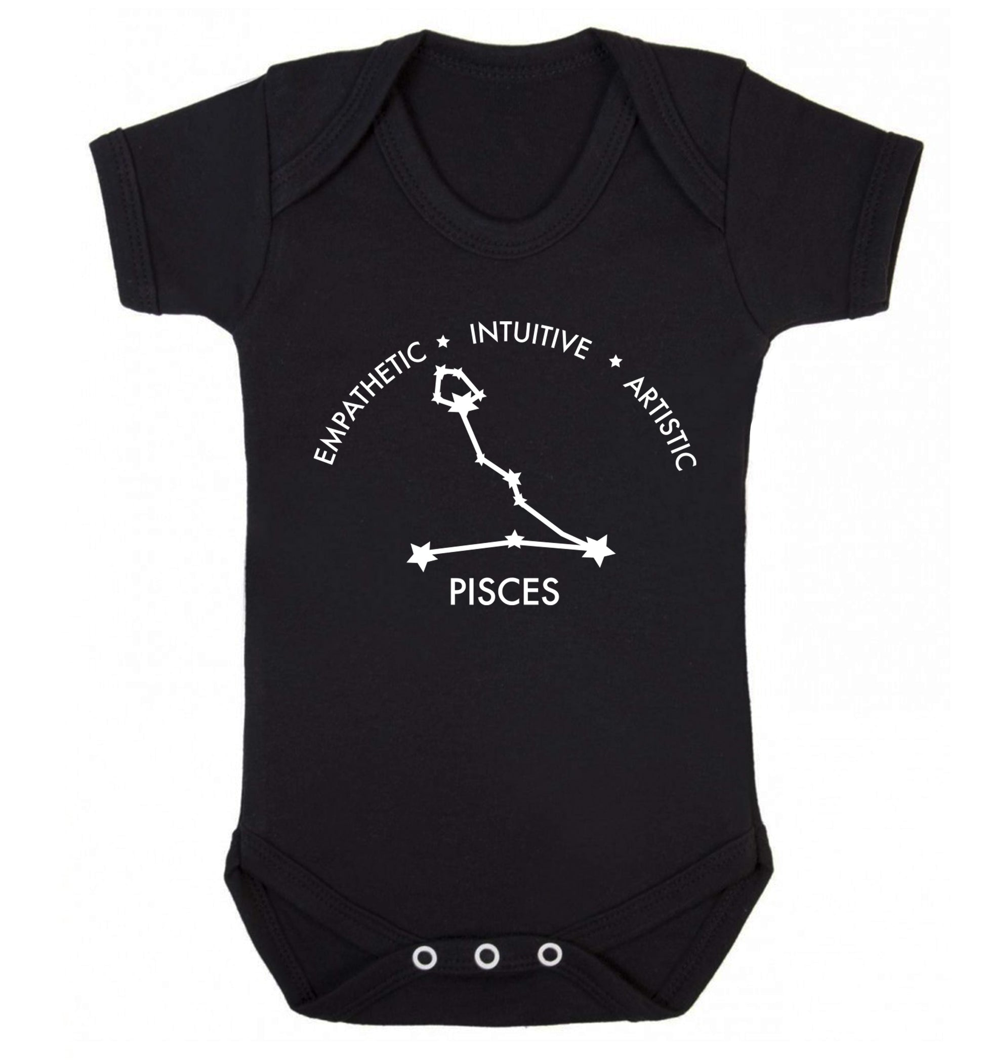 Capricorn: Ambitious | Patient | Gracious Baby Vest black 18-24 months