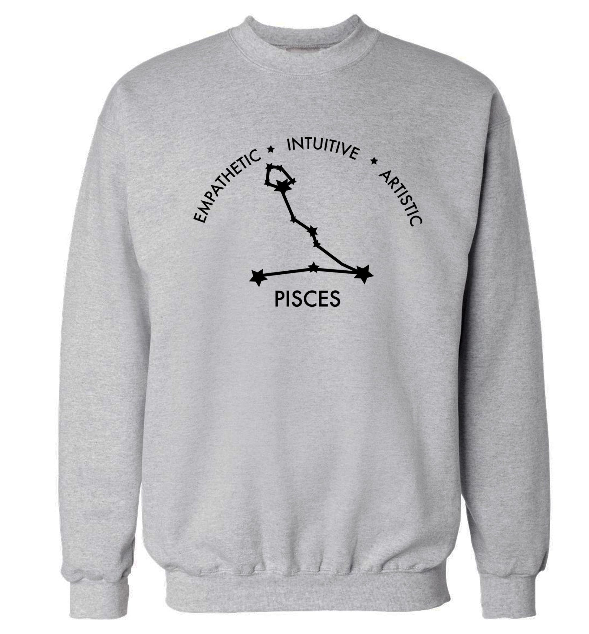 Capricorn: Ambitious | Patient | Gracious Adult's unisex grey Sweater 2XL