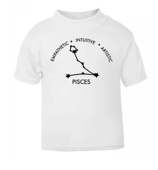 Capricorn: Ambitious | Patient | Gracious white Baby Toddler Tshirt 2 Years