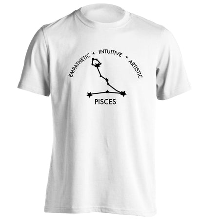 Capricorn: Ambitious | Patient | Gracious adults unisex white Tshirt 2XL