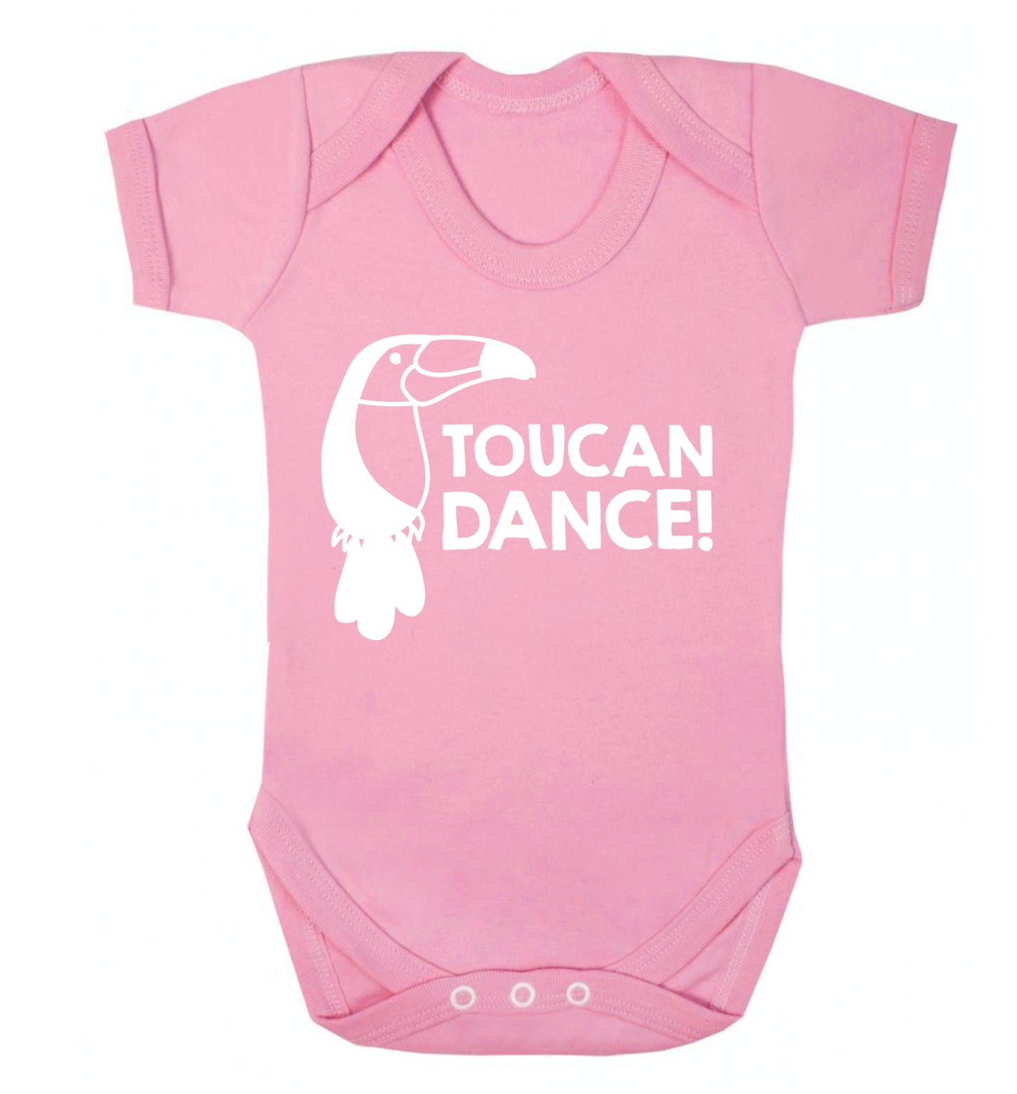 Toucan dance Baby Vest pale pink 18-24 months