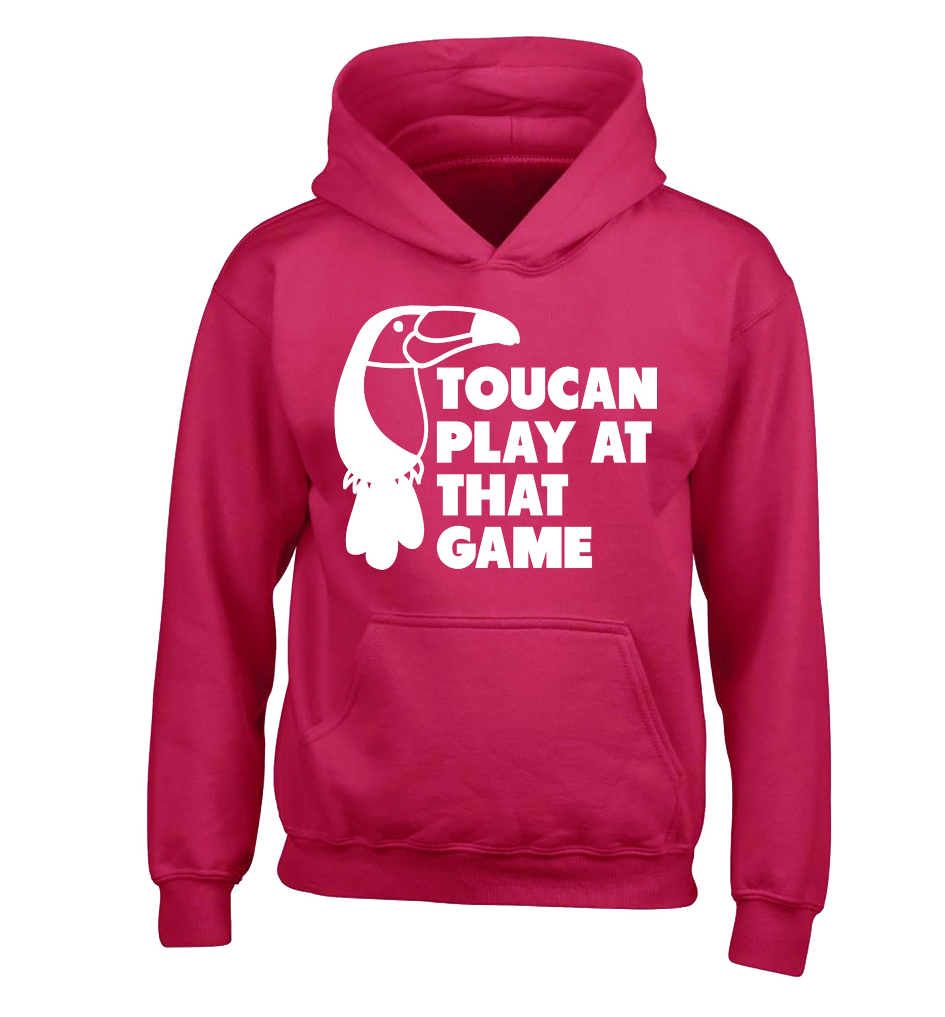 Toucan play at that game children's pink hoodie 12-13 Years