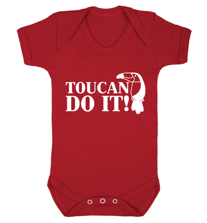 Toucan do it! Baby Vest red 18-24 months