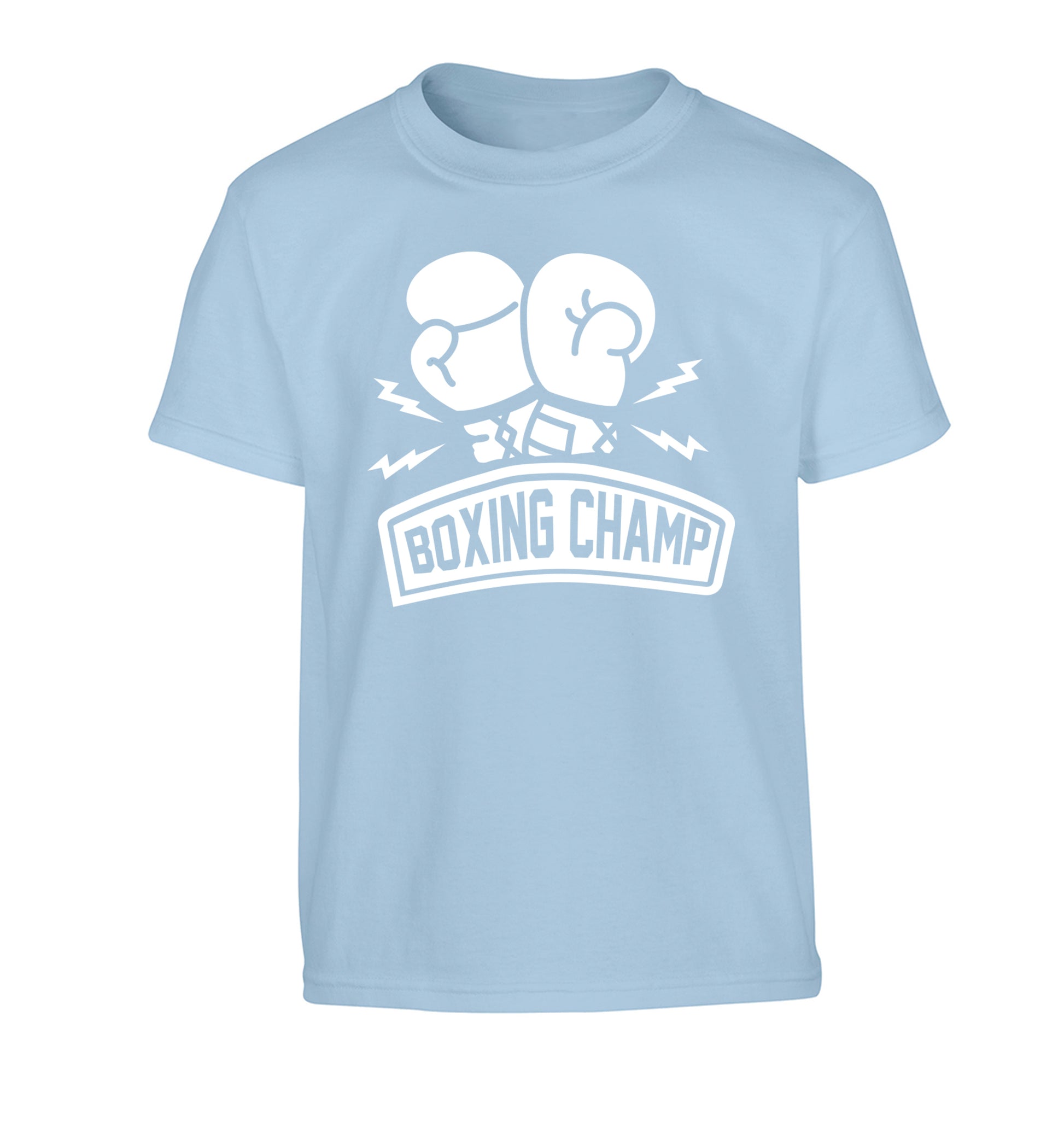 Boxing Champ Children's light blue Tshirt 12-13 Years