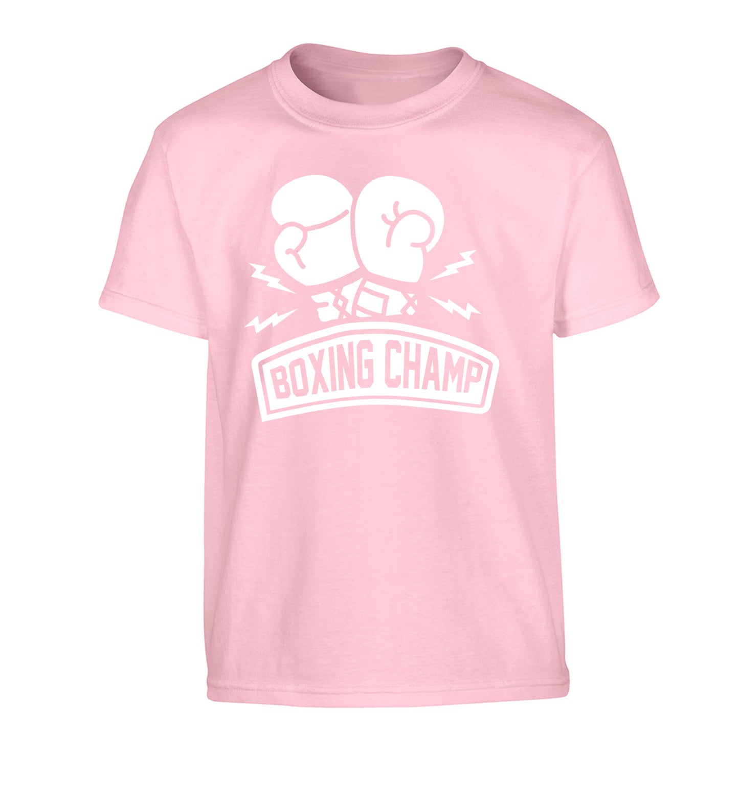 Boxing Champ Children's light pink Tshirt 12-13 Years