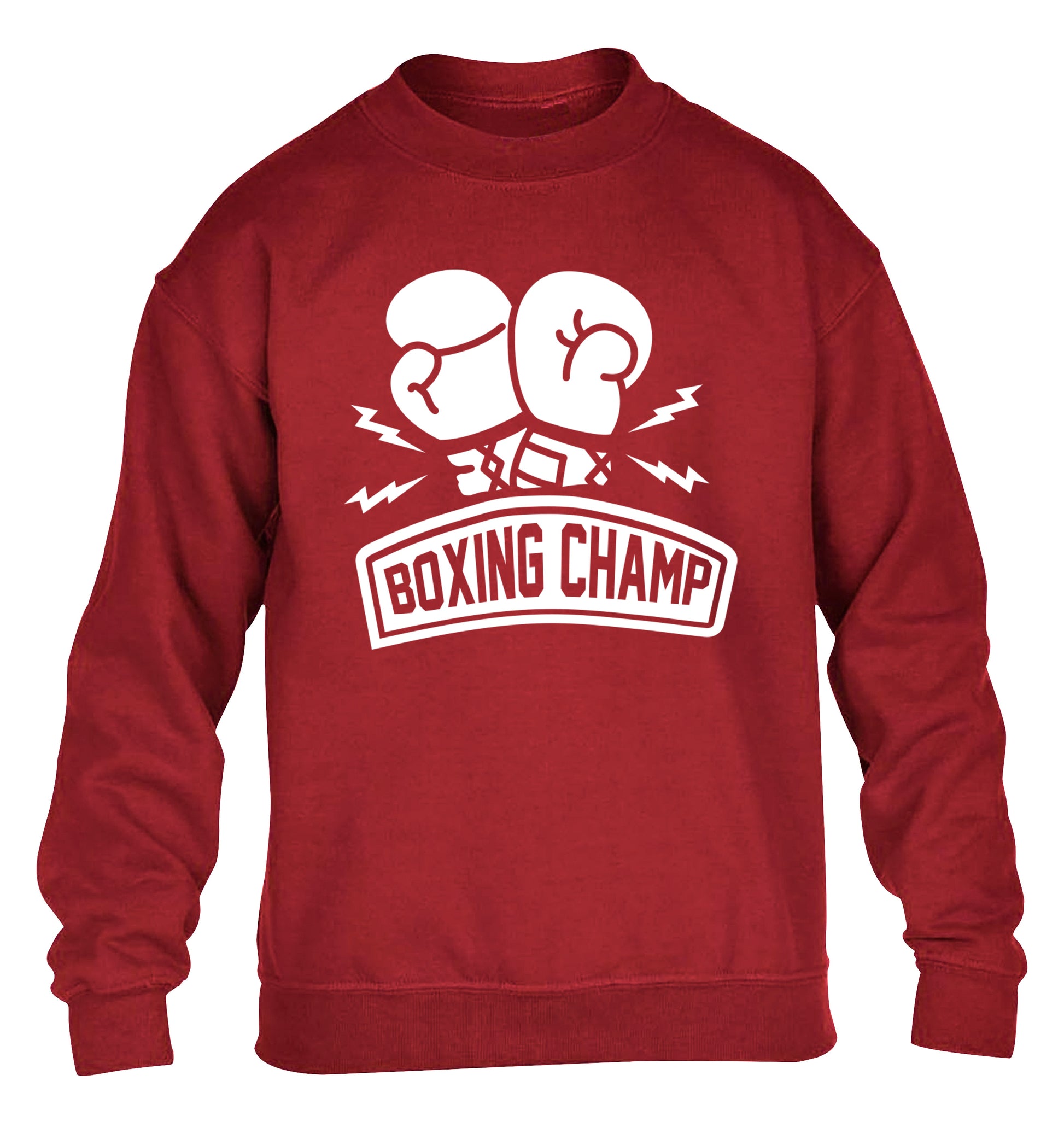 Boxing Champ children's grey sweater 12-13 Years