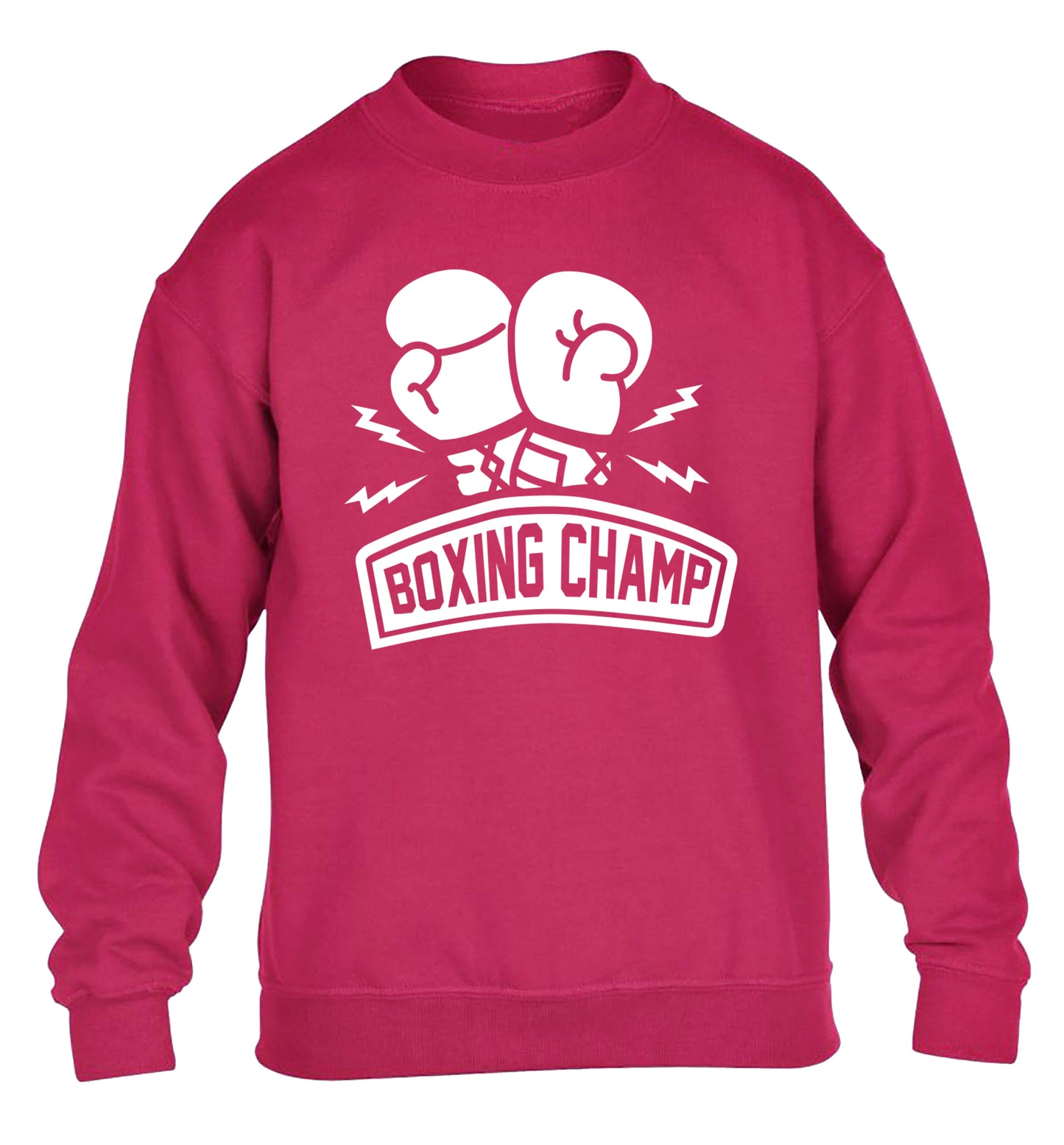 Boxing Champ children's pink sweater 12-13 Years