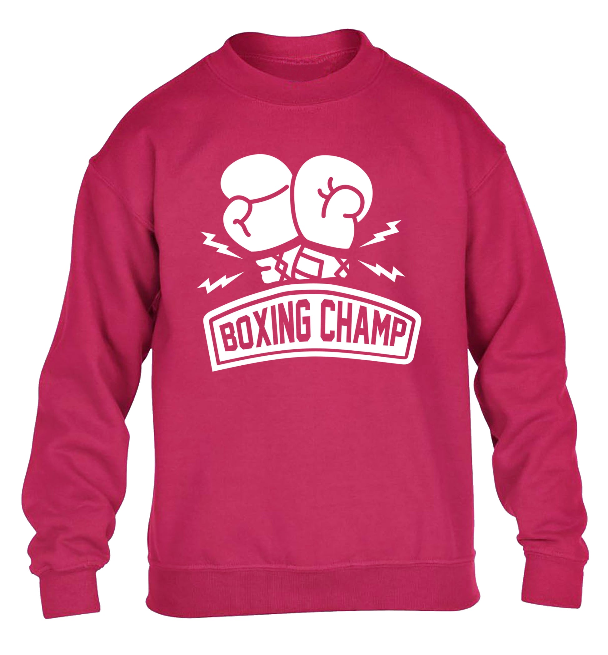Boxing Champ children's pink sweater 12-13 Years