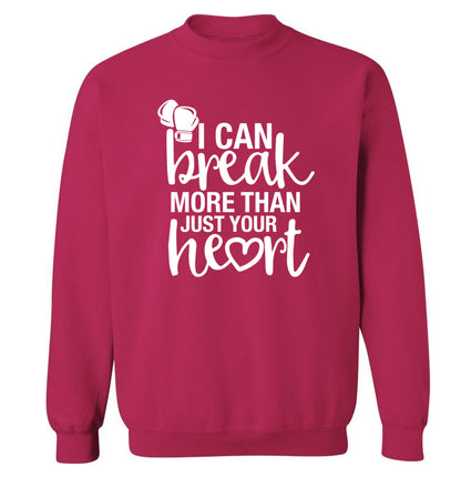 I can break more than just your heart Adult's unisex pink Sweater 2XL