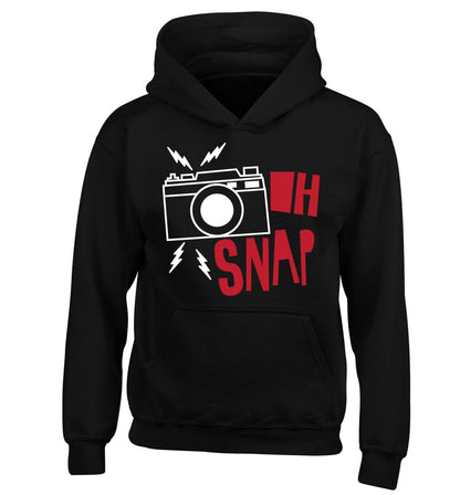 Oh Snap children's black hoodie 12-13 Years