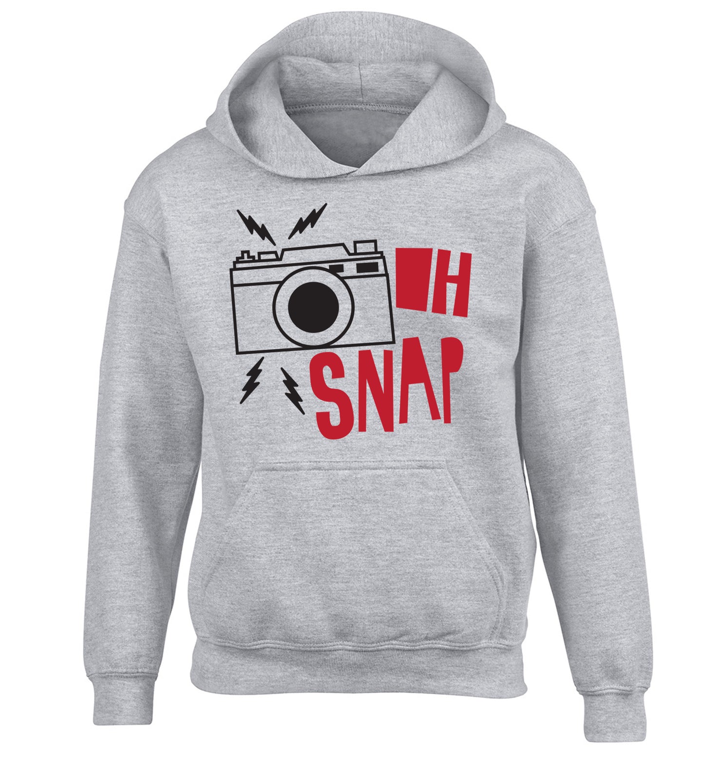 Oh Snap children's grey hoodie 12-13 Years