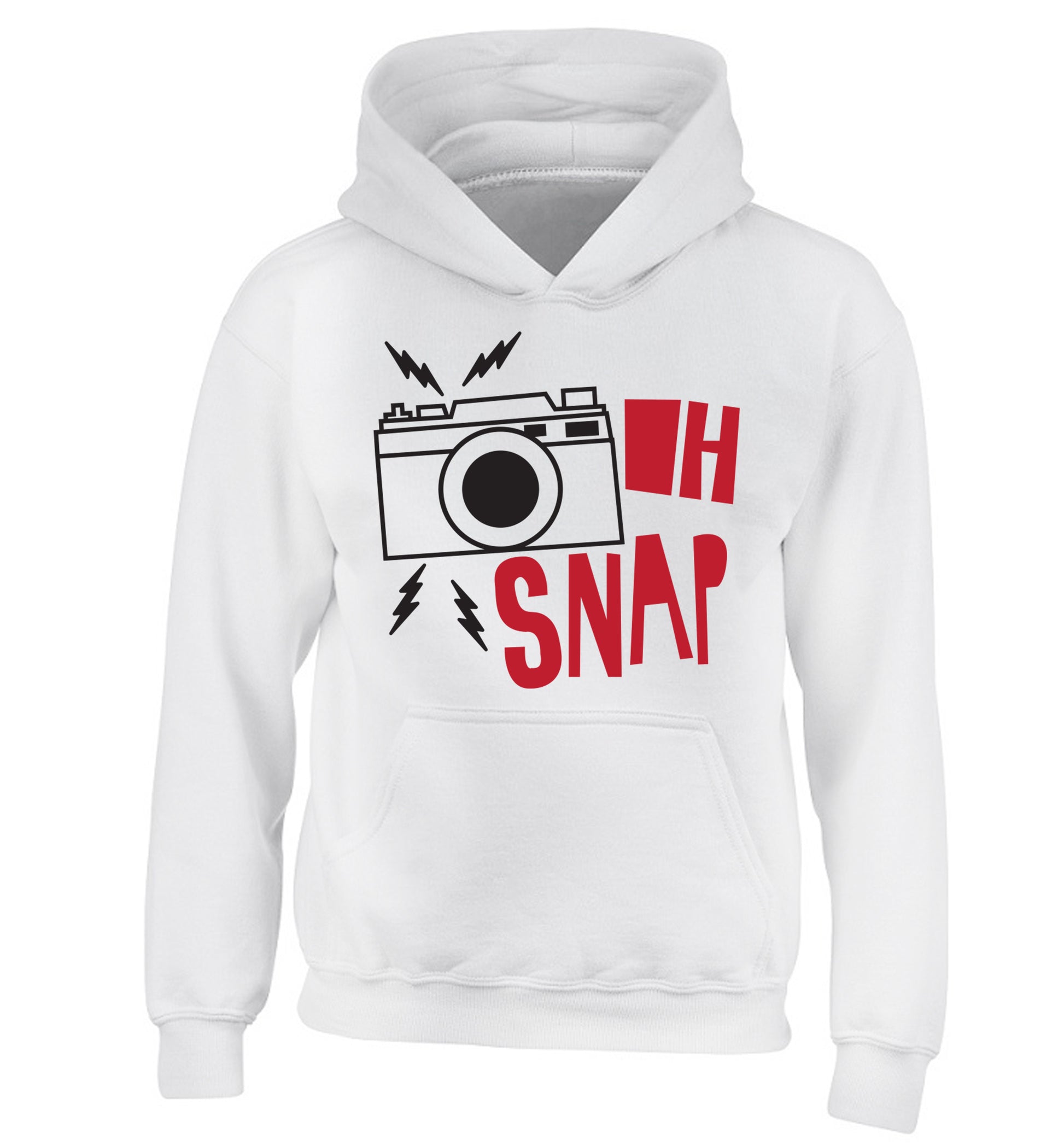 Oh Snap children's white hoodie 12-13 Years