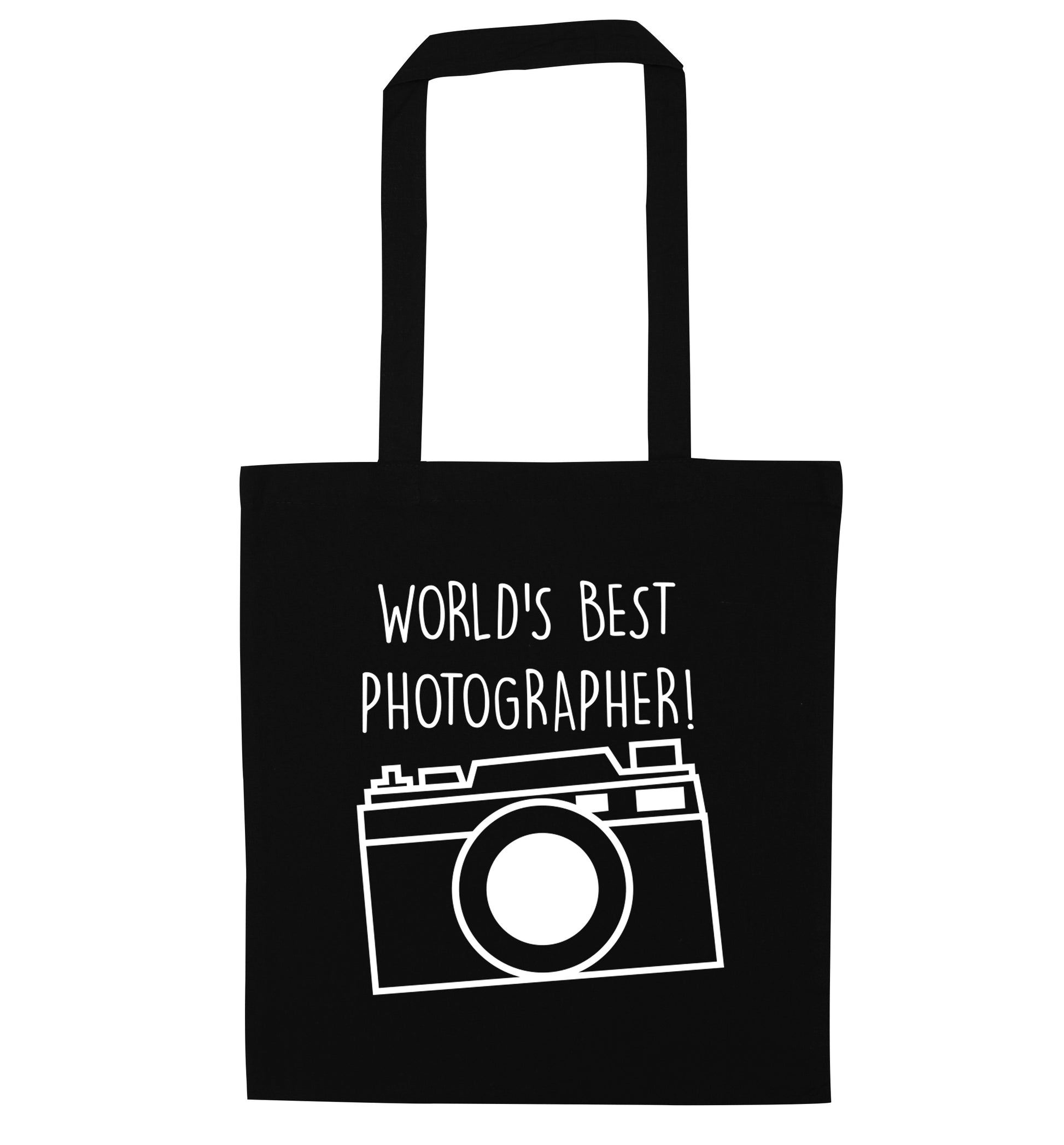 Worlds best photographer  black tote bag