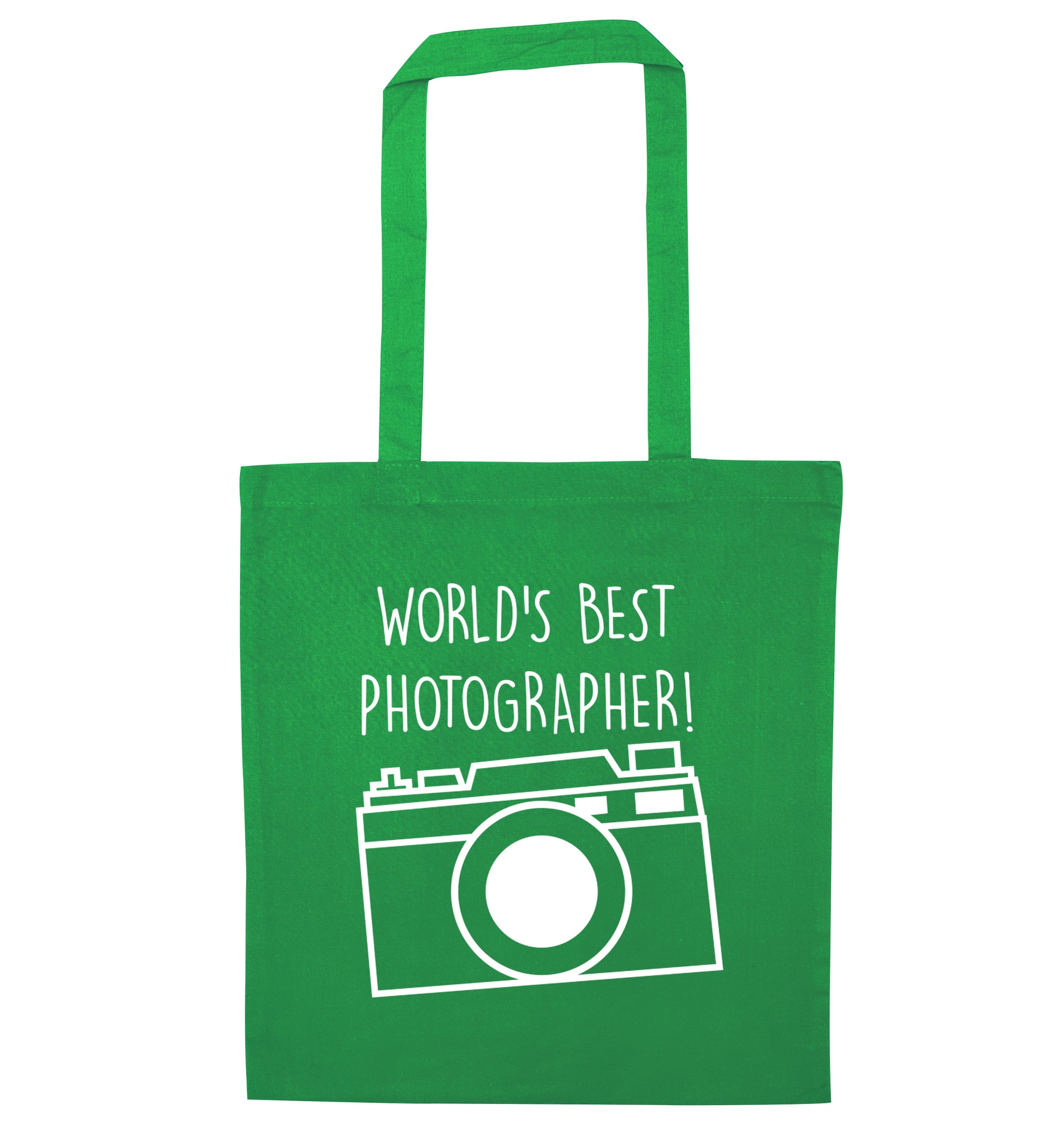Worlds best photographer  green tote bag