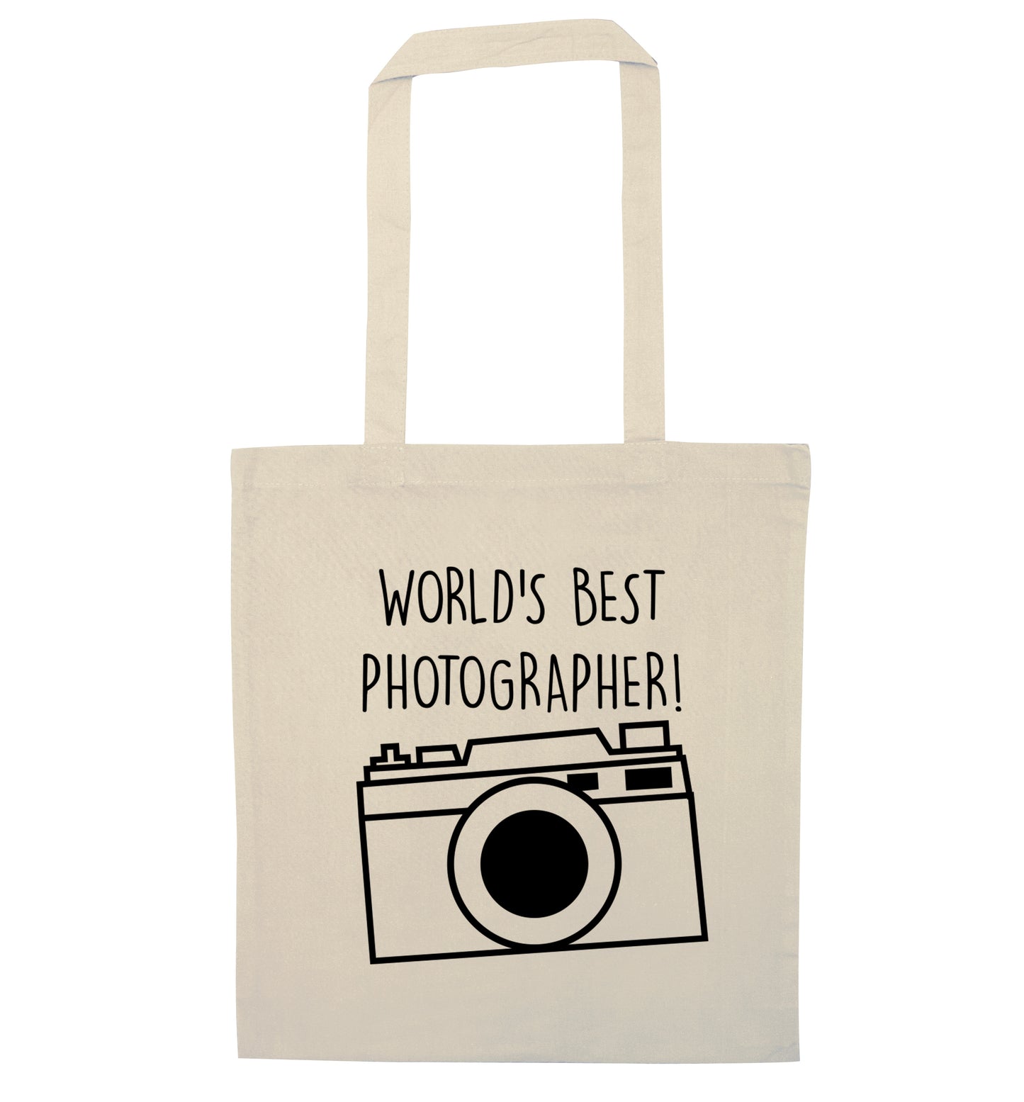 Worlds best photographer  natural tote bag