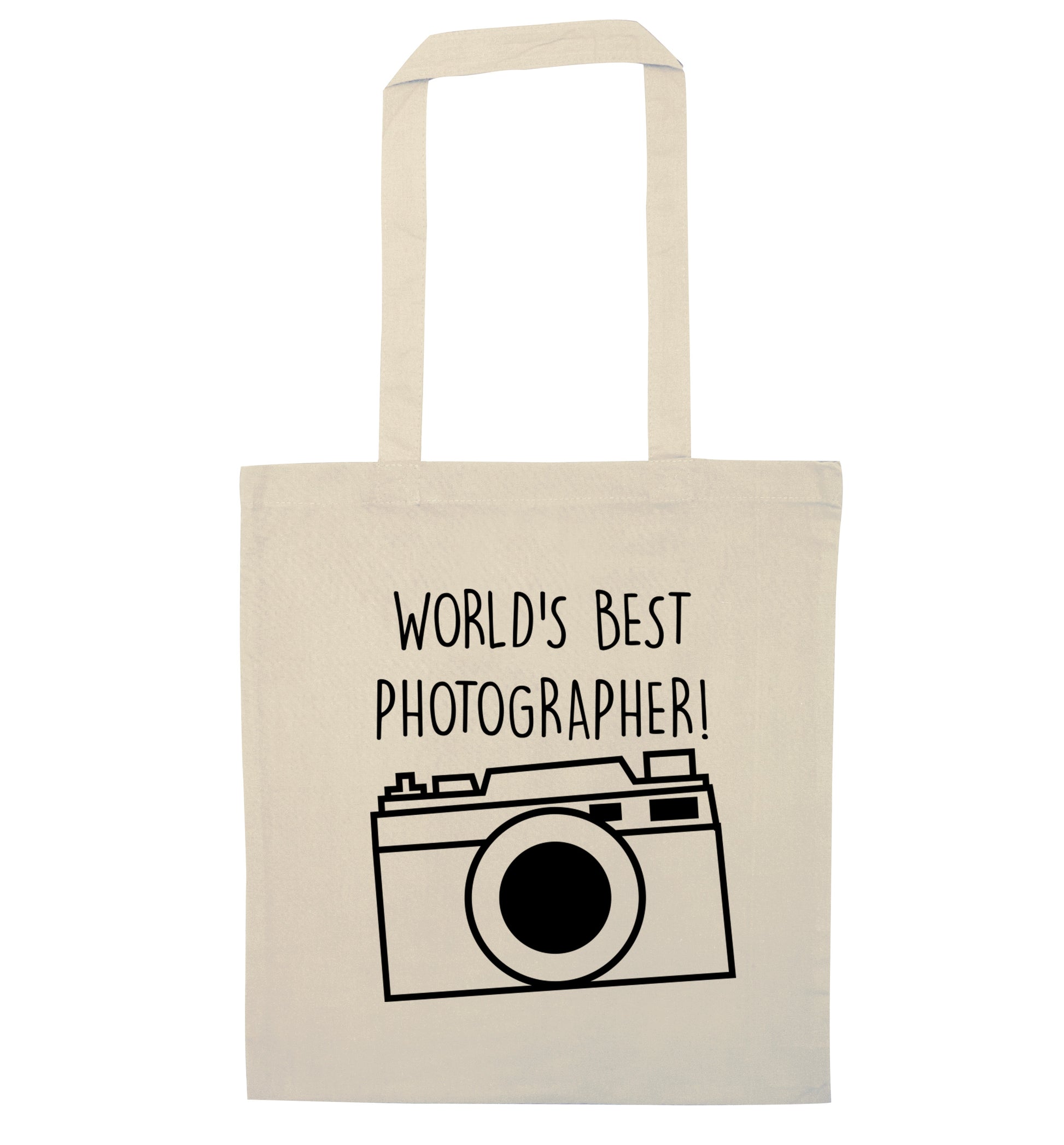 Worlds best photographer  natural tote bag