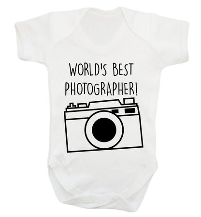 Worlds best photographer  Baby Vest white 18-24 months