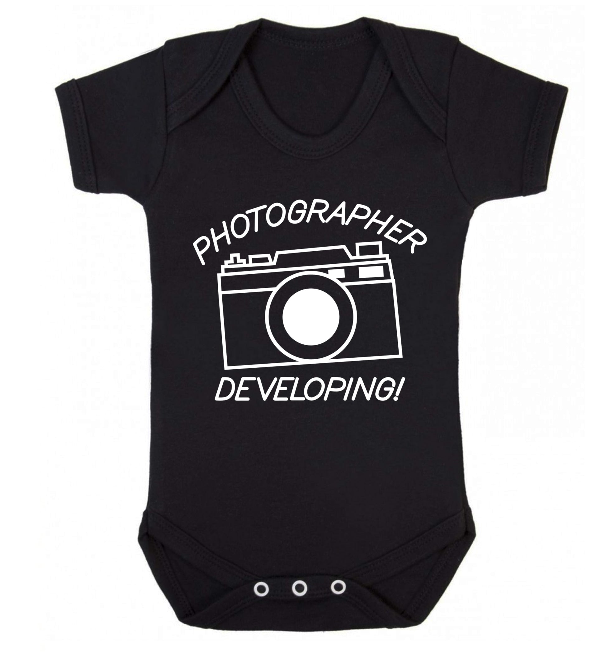 Photographer Developing  Baby Vest black 18-24 months