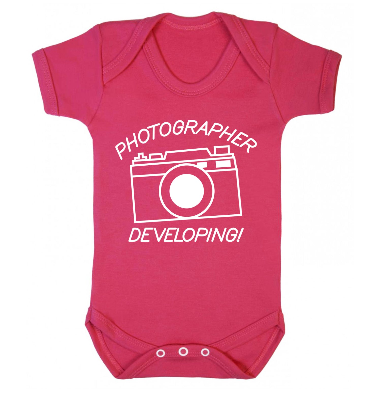 Photographer Developing  Baby Vest dark pink 18-24 months