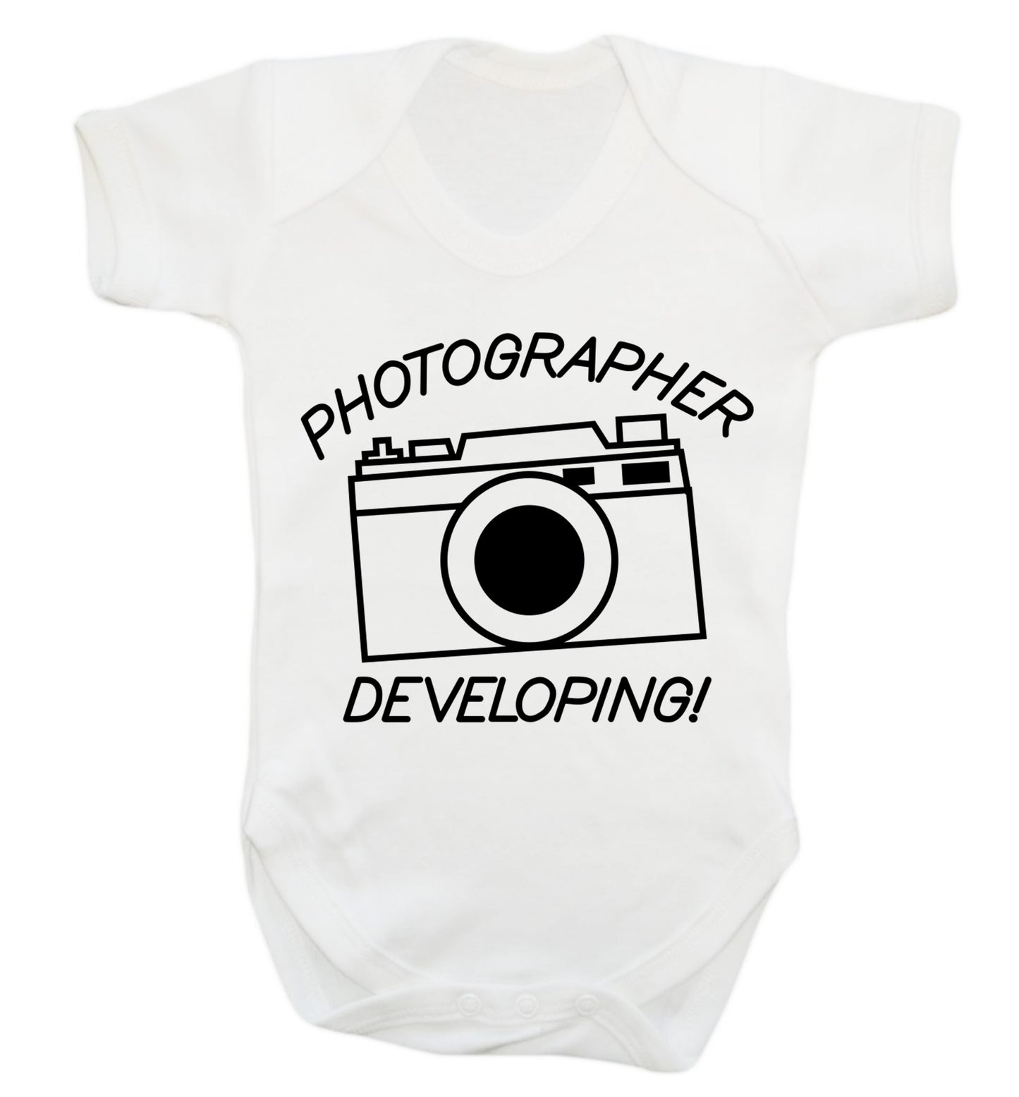 Photographer Developing  Baby Vest white 18-24 months