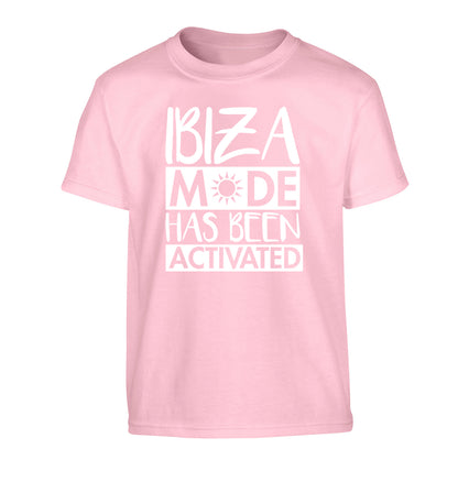 Ibiza mode has been activated Children's light pink Tshirt 12-13 Years