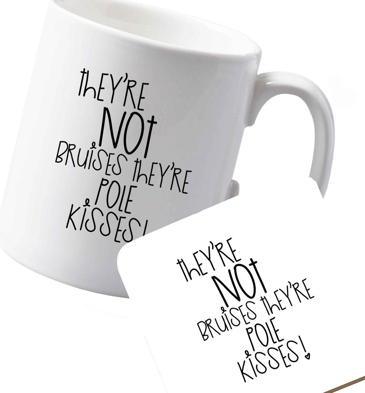10 oz Ceramic mug and coaster Favourite Type Pan Pancake both sides