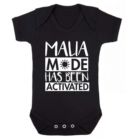 Malia mode has been activated Baby Vest black 18-24 months