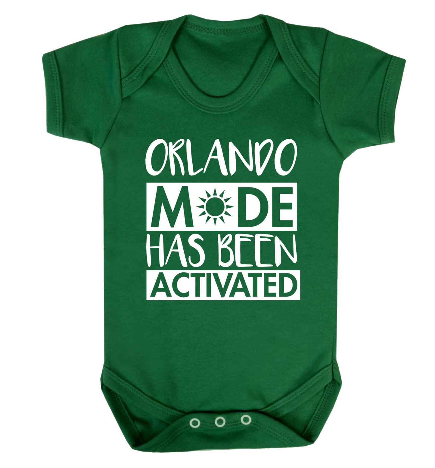 Orlando mode has been activated Baby Vest green 18-24 months