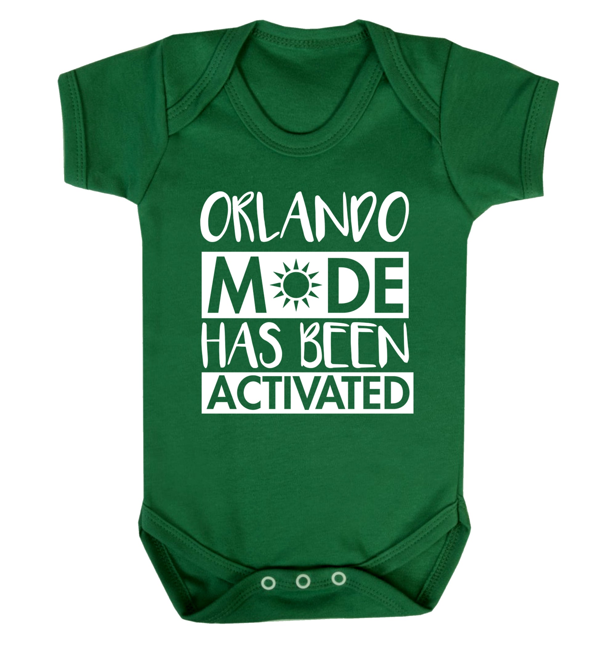 Orlando mode has been activated Baby Vest green 18-24 months
