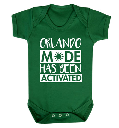 Orlando mode has been activated Baby Vest green 18-24 months
