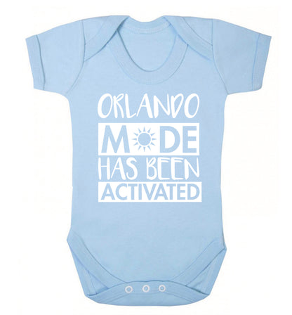 Orlando mode has been activated Baby Vest pale blue 18-24 months
