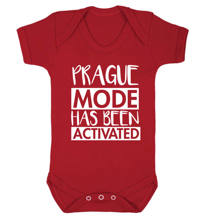 Prague mode has been activated Baby Vest red 18-24 months