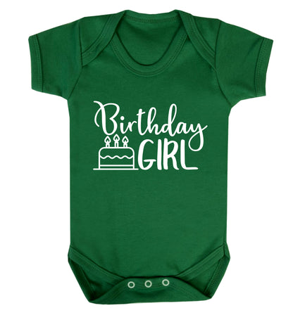 Birthday Girl Baby Vest green 18-24 months