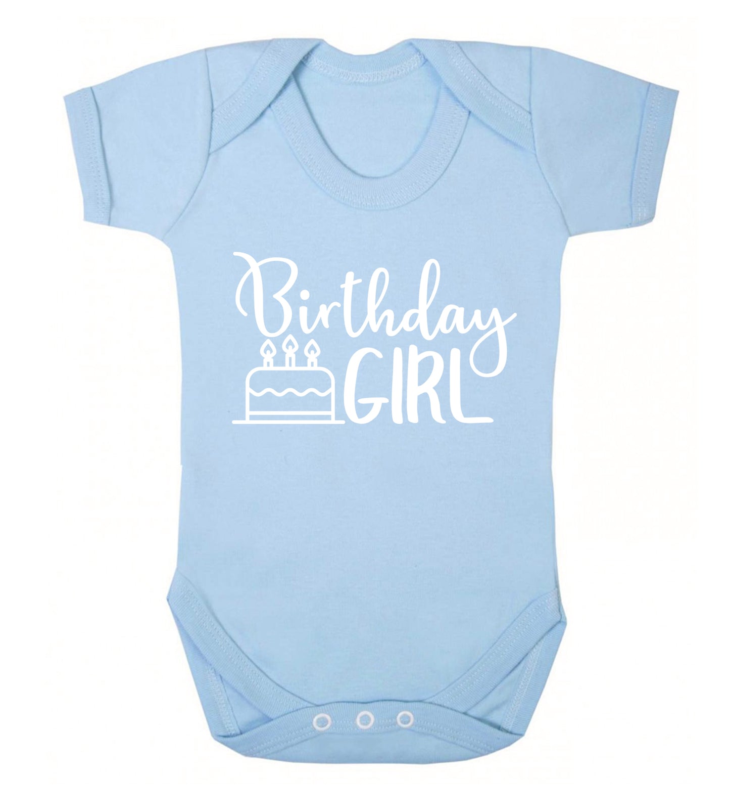 Birthday Girl Baby Vest pale blue 18-24 months